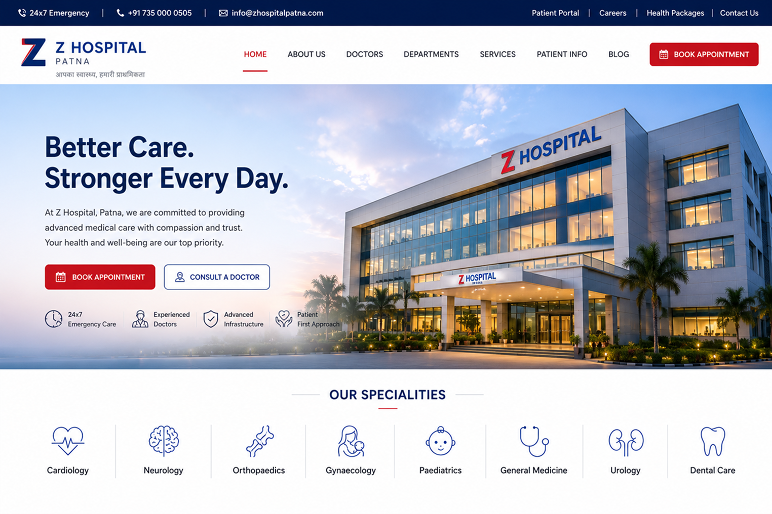 Website prototype wireframe created by web designers in Patna